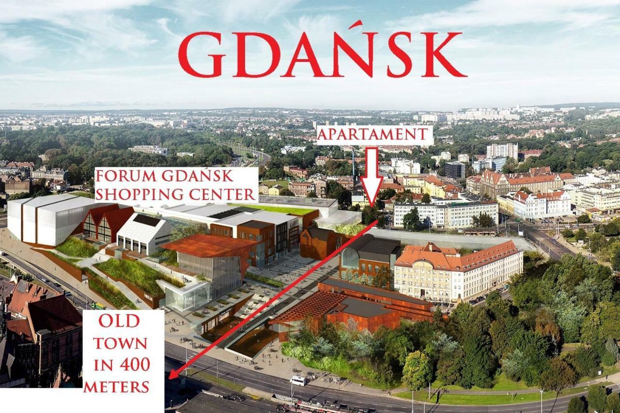 Berg Apartament Red Obok Starego Miasta Гданск Екстериор снимка