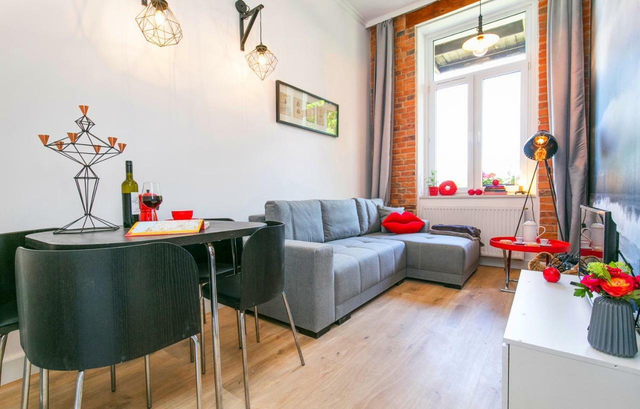 Berg Apartament Red Obok Starego Miasta Гданск Екстериор снимка
