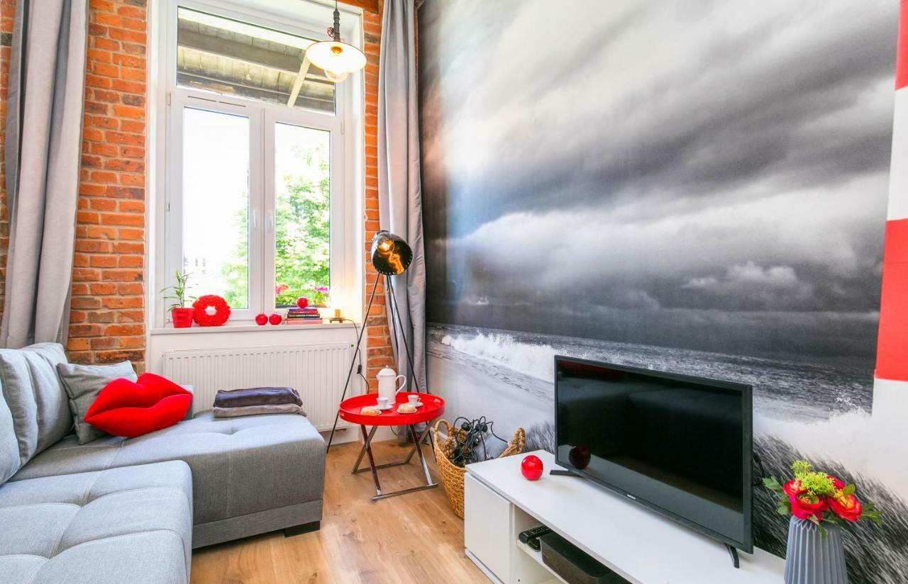 Berg Apartament Red Obok Starego Miasta Гданск Екстериор снимка