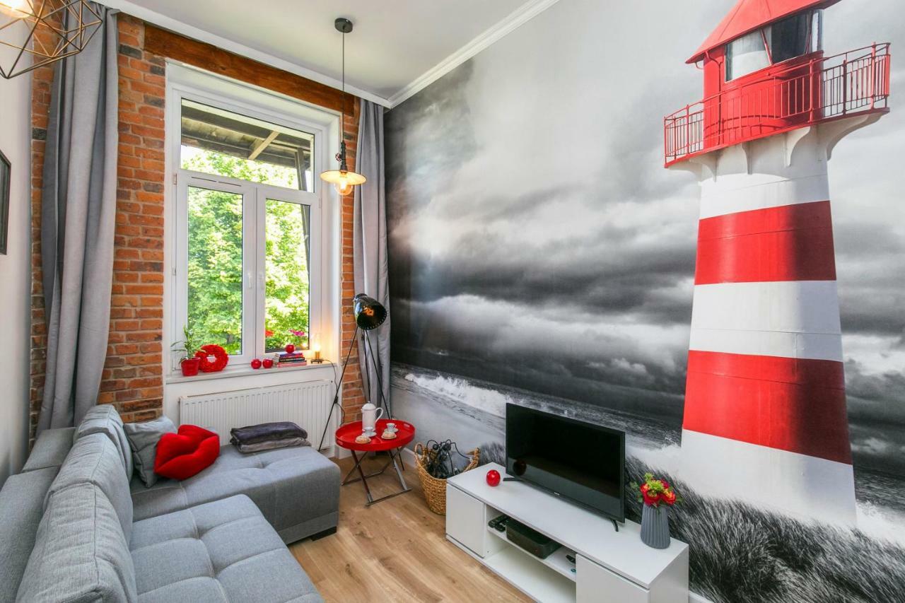 Berg Apartament Red Obok Starego Miasta Гданск Екстериор снимка